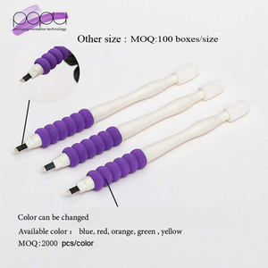 OEM ODM al por mayor POPU espuma de memoria desechable <span class=keywords><strong>phibrows</strong></span> PMU <span class=keywords><strong>microblading</strong></span> pluma de aguja para cejas labios delineador de ojos tatuaje - Product Image 2