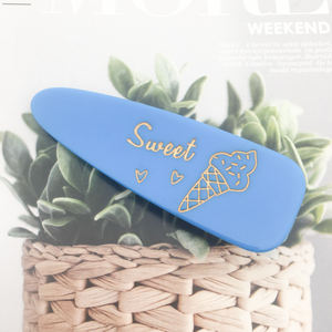 CANYUAN-Pinzas para el pelo de acetato para niña, 8,5 cm, alta calidad, para mujer - Product Image 2