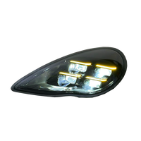 Pièces automobiles SJC, feux avant à double couleur jaune et blanc DRL pour Porsche Panamera 970.1 2010-2013, mise à niveau vers le nouveau style 2025