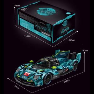 Aston Martin Valkyrie LM Le Mans Auto da Corsa Blocchi da Costruzione Modello di Auto Sportiva Modificata con Trasmissione Telecomandato - Product Image 6