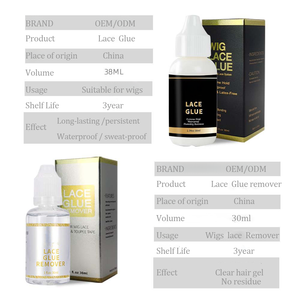 Pegamento Líquido Profesional para Fijación de Cabello, 0.5 OZ 38ml por Botella, Fijación Fuerte, Resistente al Agua, para Pelucas - Product Image 4