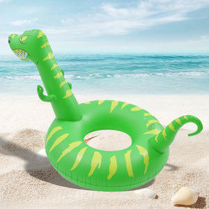 Anelli Gonfiabili Estivi in PVC a Forma di Dinosauro e Squalo, Giocattoli <span class=keywords><strong>Acquatici</strong></span> per Bambini, Galleggianti per Piscina - Product Image 2
