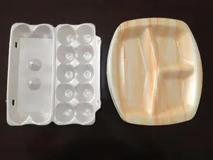 HEXING Disposable Plastic Plate Making PS Lunch Box Vacuum Forming Sheet Automatic Cutting Machine