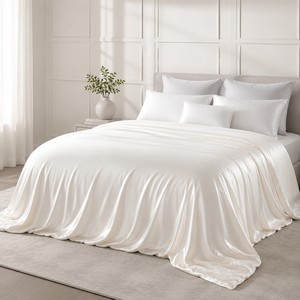 Housse de <span class=keywords><strong>couette</strong></span> en soie de mûrier 100% biologique naturelle, super douce, de luxe, pour hôtel, usage domestique, été - Product Image 1