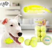 Lanceur de balle de tennis élastique pour animaux de compagnie Balle de chien résistante aux morsures de 5cm pour l'entraînement et le jeu Balle de tennis Machine à lancer