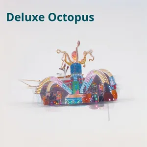 Grand équipement d'amusement de luxe en forme de pieuvre pour enfants, pour parcs et places publiques, manège rotatif, attraction de divertissement, produit phare des réseaux sociaux - Product Image 3