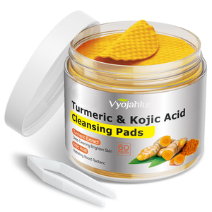 Tampons exfoliants jetables pour le visage à l'acide kojique et au curcuma, nettoyants, blanchissants et éclaircissants, en <span class=keywords><strong>coton</strong></span> rond, très vendus - Product Image 5
