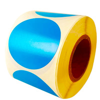 Rouleaux d'étiquettes thermiques couleur de haute qualité pré-imprimées pour utilisation en supermarché