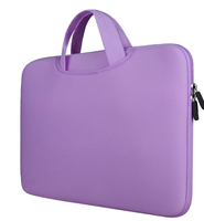 Sac pour ordinateur portable moderne et portable en néoprène, doublure en polyester, fermeture éclair, logo personnalisé, housse de protection pour ordinateur imperméable, design tendance