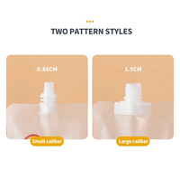 Sachet D'Emballage Flexible pour Huile et Jus en Plastique, 10ml, 30ml, 100ml, 250ml, 500ml, avec Bec Verseur pour Liquides