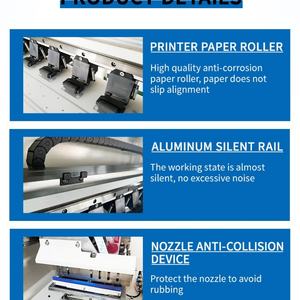 เครื่องพิมพ์อิงค์เจ็ท 4 หัวพิมพ์ DTF I3200 ขนาด 24 นิ้ว พร้อมเครื่องเขย่าผง 60 ซม. เครื่องพิมพ์สำหรับพิมพ์ลายลงบนเสื้อยืด - Product Image 5