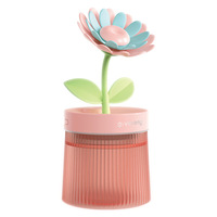 Mini humidificateur portable USB avec éclairage d'ambiance en forme de pot de fleurs pour voiture, bureau, études, cadeaux, vente en gros
