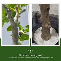 Chine prix usine faux arbre de fleur en Pot 180CM Real Touch arbre de camélia artificiel pour la décoration de mariage