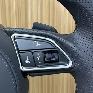 Volant sport en fibre de carbone pour Audi A3 A8 A4 A5 A1 A6 A7 Q5 Q7 <span class=keywords><strong>RS3</strong></span> RS4 RS5 S3 S4 S5 RS6 RS7 Q3 Q5 Q7 C6 8V B8.5 - Product Image 3