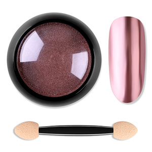 Chrome Mirror Nail Powder <b>Magic</b> Metallic Effect Pigment Dust Fine Glitter for Professional Nail Art Salon Manicure Decoration - Product Image 2