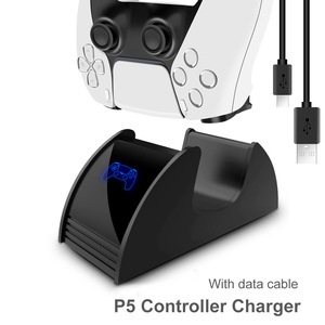 แท่นชาร์จคอนโทรลเลอร์ PS5 พอร์ต Type C พร้อมไฟแสดงสถานะสำหรับการชาร์จคอนโทรลเลอร์เกม - Product Image 4
