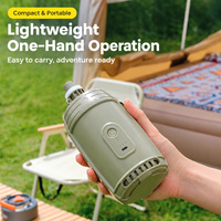 Pompe à air sans fil double moteur AeroMara 55W 45L/min, rechargeable avec 3 heures d'autonomie pour accessoires de tente de camping en extérieur