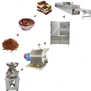 Máquina formadora de barras de Chocolate, compuesto pequeño, línea de producción de barras de Chocolate