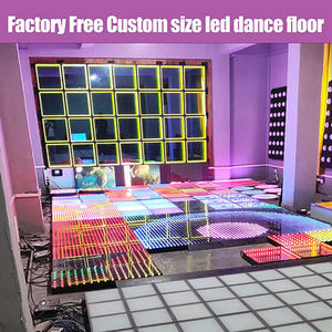 Suministros de fiesta vinilo pista de baile envoltura boda personalizada con luz de relleno Led - Product Image 6