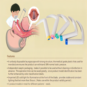 Ensemble de <span class=keywords><strong>laryngoscope</strong></span> prix de la lame 70 degrés intubation médicale lampe à fibre optique <span class=keywords><strong>flexible</strong></span> <span class=keywords><strong>laryngoscope</strong></span> portable - Product Image 4