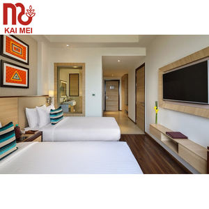 Mobilier de chambre à coucher en métal sur mesure cadre de lit hôtel auberge utiliser cinq étoiles prix des meubles d'hôtel - Product Image 5