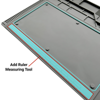 Tapis antistatique en silicone personnalisé pour tables, résistant à la chaleur, pour le soudage, la réparation de téléphones portables et d'ordinateurs