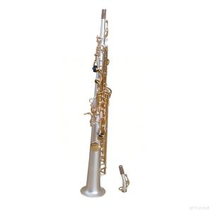 Saxofón <span class=keywords><strong>soprano</strong></span> en Si bemol, marca Eastern Music, de alto rendimiento, con acabado satinado plateado. - Product Image 4