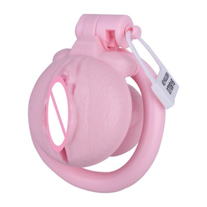 Sissy Chastity Cage Lock Vagina Penis Cage Sissy Sex <b>Toys</b> Breathable Resin Cock Cage <b>for</b> Sissy <b>Men</b> - Product Image 3