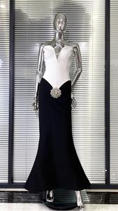 Bettergirl 2025 nuovo lussuoso fiore di diamante <span class=keywords><strong>nero</strong></span> culo e <span class=keywords><strong>abito</strong></span> <span class=keywords><strong>senza</strong></span> <span class=keywords><strong>spalline</strong></span> elegante moda festa vestito a fascia - Product Image 4