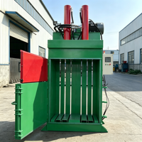 Presse à balles hydraulique verticale pour balles de foin, déchets plastiques, bouteilles PET, canettes en aluminium et vieux vêtements