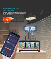 Testeur de qualité de l'eau en ligne 6-en-1 multifonction intelligent avec contrôle par application WiFi pour pH, EC, TDS, SALT, S.G. et température pour aquarium