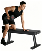 Banc de musculation plat PROIRON pour usage domestique et commercial, banc en acier durable pour haltères, banc d'entraînement musculaire, banc de sit-up, chaise