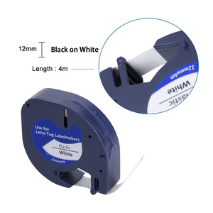 Weemay 12mm * 4m Compatible <span class=keywords><strong>Dymo</strong></span> etiqueta cintas/12267/91201/91202/91203/91204/91205/91200/91208/91209 para Lt-100t Lt-100h impresora - Product Image 2