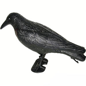 Offre Spéciale : Leurre réaliste en plumes de corbeau noir pour la chasse en extérieur, léger et résistant à l'eau en PE - Product Image 2