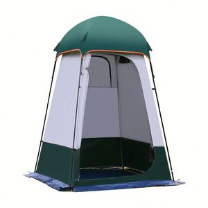 WC de camping portable tout-terrain avec douche pliante et tente de toilette extérieure - Product Image 4