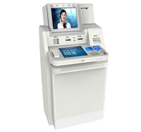 Fabricante de quioscos Dispensador de tarjetas bancarias de doble pantalla Quiosco bancario KYC VTM Quioscos de pago sin efectivo