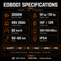 3000W Elektrikli Motosiklet 48V 20Ah Lityum Pil 60km/s Yetişkin Elektrikli Arazi Motosikleti Off Road E Moto Hidrolik Disk Fren GT2000