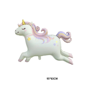 Balões de Folha de Cavalo em Pé 4D Marrom Estilo Cowboy Ocidental para Atacado, Balões de Folha de Cavalo Andante Foscos para Decoração de Festa - Product Image 2