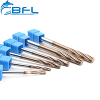 Alésoirs à spirale manuels en carbure monobloc BFL pour CNC, alésoirs de haute précision de qualité industrielle pour le fraisage de trous métalliques