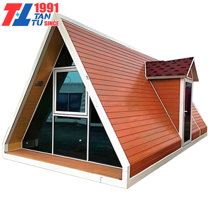 Case Prefabbricate a Forma Triangolare 20ft Casa a Telaio in Alluminio Casa Triangolare di Lusso per Hotel Casa Prefabbricata - Product Image 5