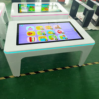 Mesa de Aprendizaje Infantil con Pantalla Táctil de 43 Pulgadas para Preescolar, PC Todo en Uno