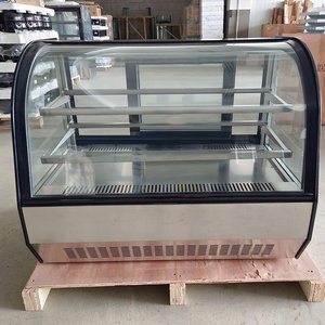 Truy cập hàng đầu hiển thị thực phẩm Showcase CE giá rẻ Pastry Máy tính để bàn kính Máy làm lạnh hiển thị tủ lạnh lạnh hiển thị mát - Product Image 2