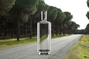 Botella de Vidrio Transparente Personalizable de Alta Gama con Tapa de Corcho, Certificación ISO09001, para Whisky, Vodka, Tequila, 700ml/750ml, Logotipo Personalizado, Mejor Relación <span class=keywords><strong>Calidad</strong></span>-<span class=keywords><strong>Precio</strong></span> - Product Image 2