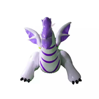 Usine personnalisée Fun Squeaky Rideable Pvc Gonflable Dessin Animé Dragon Jouet