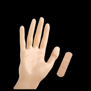 Pansements adhésifs en tissu souple, respirants et élastiques, pour articulations et doigts, assortiment en vrac, pansements en tissu élastique pour plaies, sans latex - Product Image 1