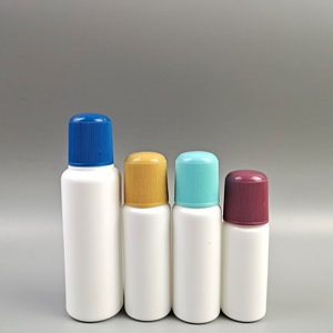 30ml <b>50ml</b> 65ml Empty Plastic Container <b>Bottle</b> Sponge Top Head Press Rub <b>Bottle</b> Smear Plastic <b>Bottle</b> With Sponge Applicator - Product Image 1