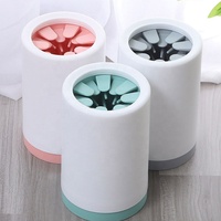 MMG Nouveau Design Lave-pattes portable 360° pour chien, en silicone souple et ABS, écologique, pour le nettoyage des pattes d'animaux, produits de bain, utilisation en salle de bain
