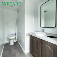 Wecare plastique portable salle de bain douche extérieure toilette mobile wc camping caravane toilette remorque luxe avec remorque mobile