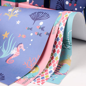 Vente chaude de papier d'élément marin papier d'emballage papier d'emballage cadeau - Product Image 6