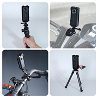 YUANYUJINGMI Cadre de protection en aluminium pour Insta360 X3, Cage métallique durable avec support griffe froide